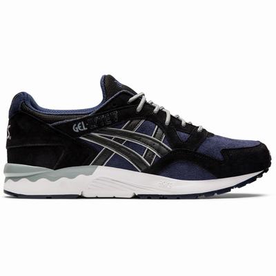 Asics Gel-Lyte V - Miesten Tennarit - Laivastonsininen/Mustat